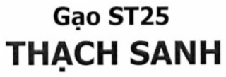 Gáº¡O ST25 THáº CH SANH
