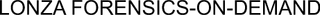 LONZA FORENSICS-ON-DEMAND