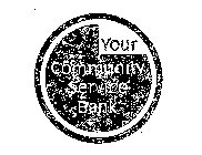 YOUR COMMUNITY SERVICE BANK