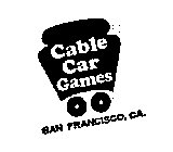CABLE CAR GAMES
