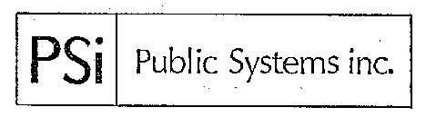 PSI PUBLIC SYSTEMS INC.