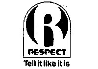 RESPECT TELL IT LIKE IT IS
