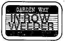 GARDEN WAY IN-ROW WEEDER