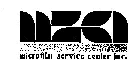 MICROFILM SERVICE CENTER INC.