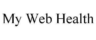 MY WEB HEALTH