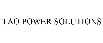 TAO POWER SOLUTIONS