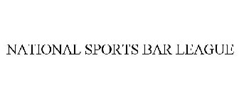 NATIONAL SPORTS BAR LEAGUE