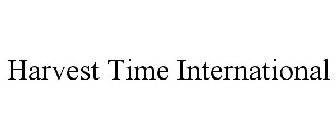 HARVEST TIME INTERNATIONAL