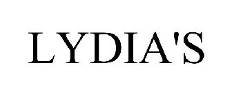LYDIA'S