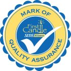 FIRST CANDLE SIDS ALLIANCE MARK OF QUALITY ASSURANCE