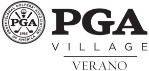 PROFESSIONAL GOLFERS' ASSOCIATION OF AMERICA PGA 1916 PGA VILLAGE VERANO