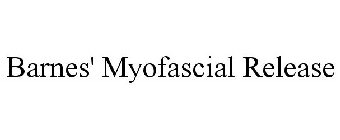 BARNES' MYOFASCIAL RELEASE