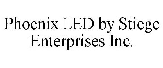 PHOENIX LED BY STIEGE ENTERPRISES INC.