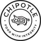 CHIPOTLE · FOOD WITH INTEGRITY ·