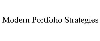 MODERN PORTFOLIO STRATEGIES