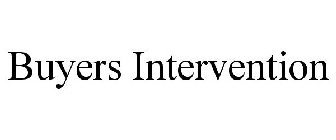 BUYERS INTERVENTION