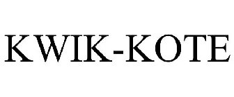 KWIK-KOTE
