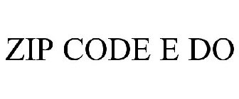 ZIP CODE E DO