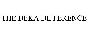 THE DEKA DIFFERENCE