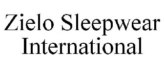 ZIELO SLEEPWEAR INTERNATIONAL