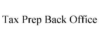 TAX PREP BACK OFFICE