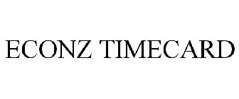 ECONZ TIMECARD