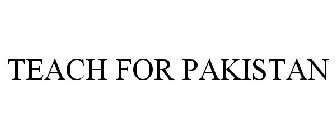TEACH FOR PAKISTAN