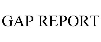 GAP REPORT