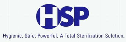 HSP HYGIENIC, SAFE, POWERFUL. A TOTAL STERILIZATION SOLUTION.
