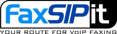 FAXSIPIT YOUR ROUTE FOR VOIP FAXING