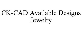 CK-CAD AVAILABLE DESIGNS JEWELRY