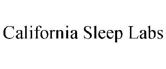 CALIFORNIA SLEEP LABS