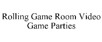 ROLLING GAME ROOM VIDEO GAME PARTIES