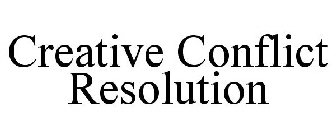 CREATIVE CONFLICT RESOLUTION