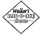 WALKER'S BAR-B-QUE SAUCE