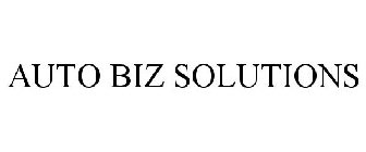 AUTO BIZ SOLUTIONS