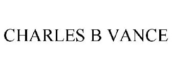 CHARLES B VANCE