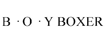 B · O · Y BOXER