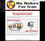 NO NUKES FOR IRAN