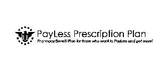 PAYLESS PRESCRIPTION PLAN PHARMACY BENEFIT PLAN FOR THOSE WHO WANT TO PAYLESS AND GET MORE!