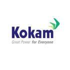 KOKAM GREAT POWER FOR EVERYONE