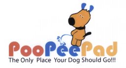 POOPEEPADS THE ONLY PLACE YOUR DOG SHOULD GO!!!