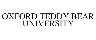 OXFORD TEDDY BEAR UNIVERSITY