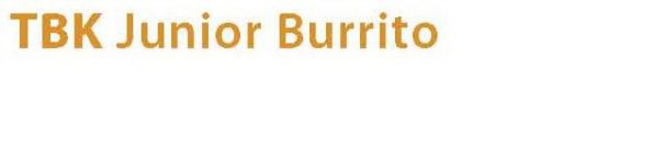 TBK JUNIOR BURRITO