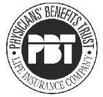 PBT· PHYSICIANS' BENEFITS TRUST · LIFE INSURANCE COMPANY