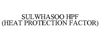 SULWHASOO HPF (HEAT PROTECTION FACTOR)
