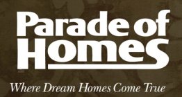 PARADE OF HOMES WHERE DREAM HOMES COME TRUE