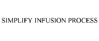 SIMPLIFY INFUSION PROCESS