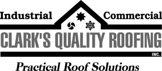 INDUSTRIAL COMMERCIAL CLARK'S QUALITY ROOFING INC. PRACTICAL ROOF SOLUTIONS