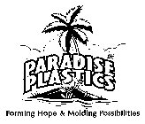 PARADISE PLASTICS LLC FORMING HOPE & MOLDING POSSIBILITIES